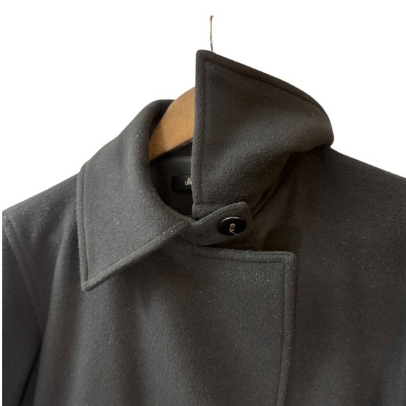Ulla Johnson Womens Wool Cashmere Overcoat M Black Single-Breasted Tailored - Picture 7 of 13